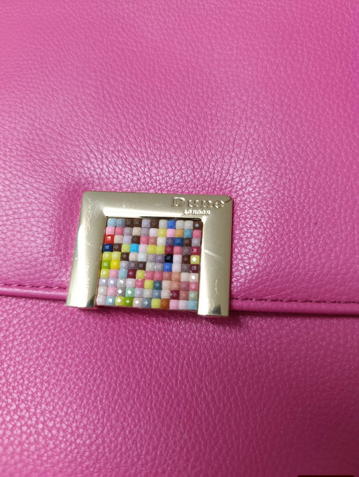 Dune London Evangelie Clutch Bag - Pink
