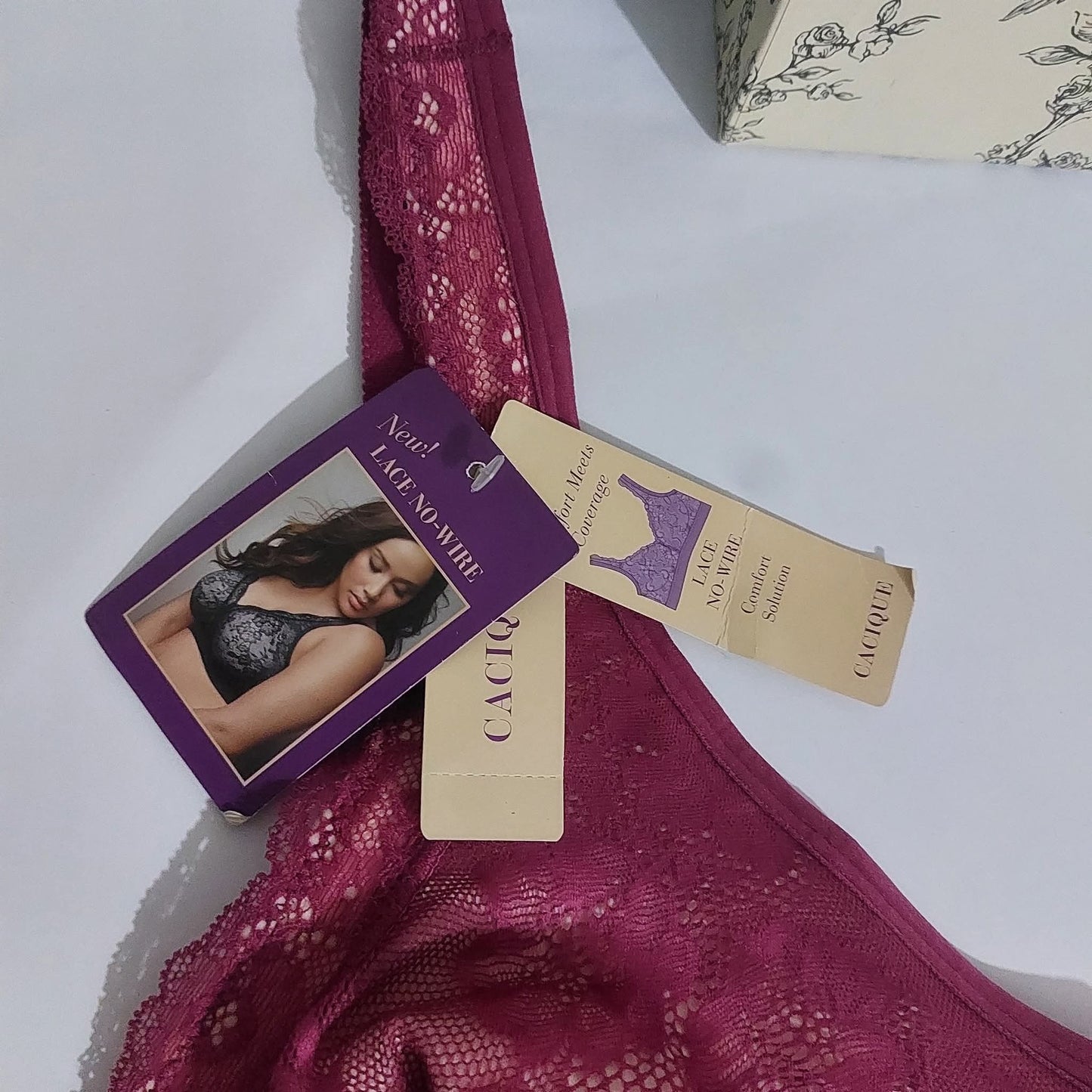 CACIQUE Cotton Collection Cacique Intimates – Ultimate Back Smoother Bra A high-comfort, full-coverage bra designed