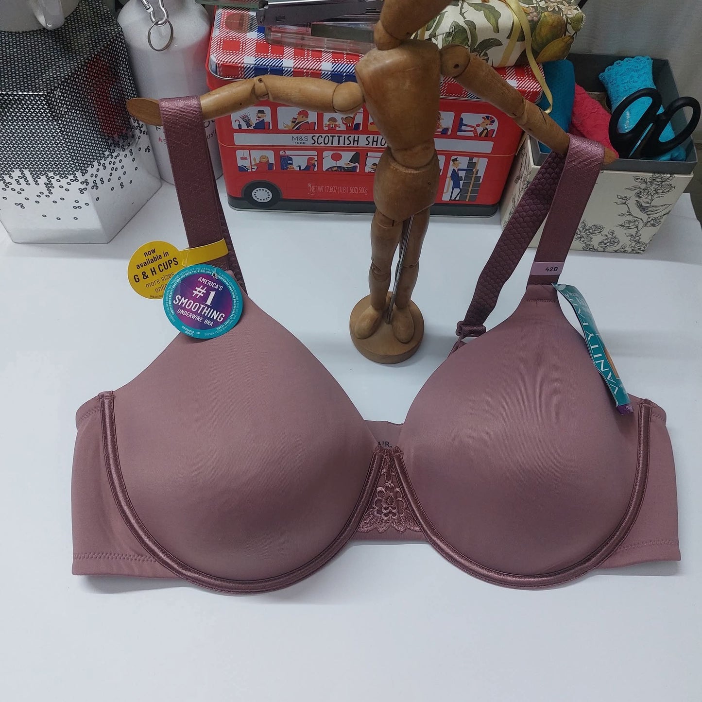 Vanity Fair Beauty Back Bra Size : 42-D