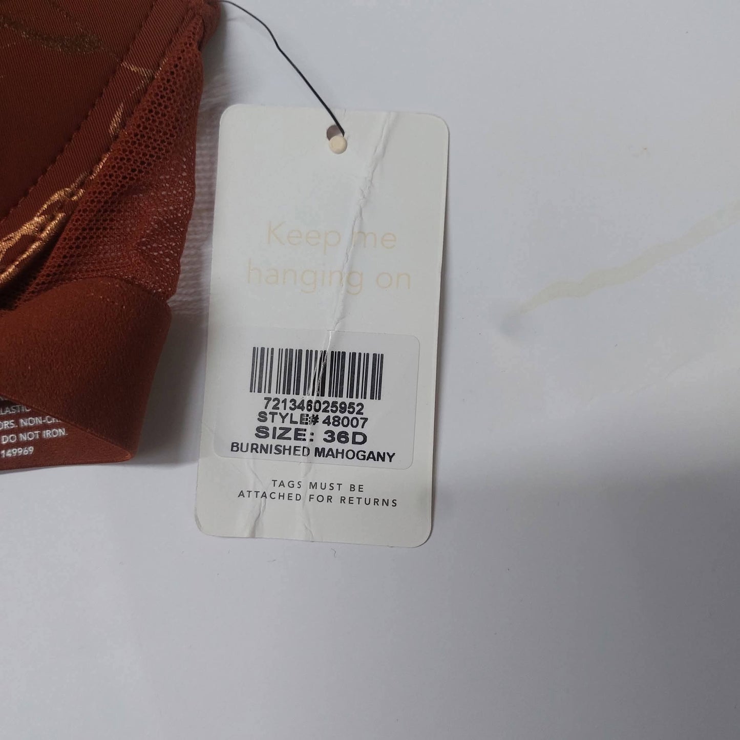 LIVELY Intimates BURNISH MAHOGANY Wirefree T-shirt Bra Size : 36-D