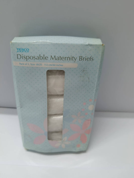 TESCO Disposable Maternity Briefs