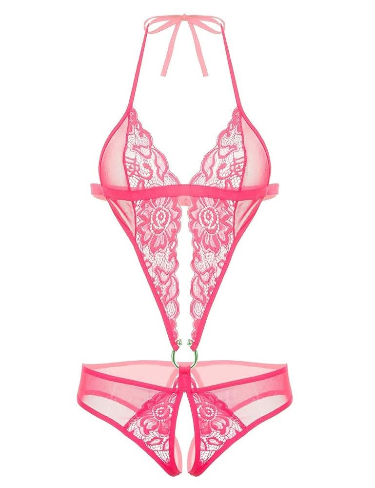 AVID LOVE One piece open crotch Teddy
