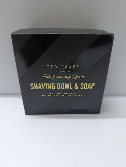 Ted Baker Enamel Shaving Bowl & Soap