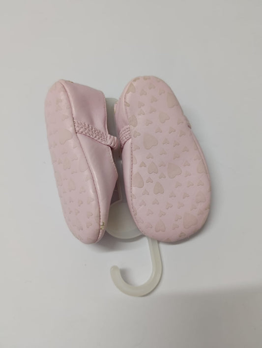 Title Mothercare Floral Embroidered Baby Shoes — Pink