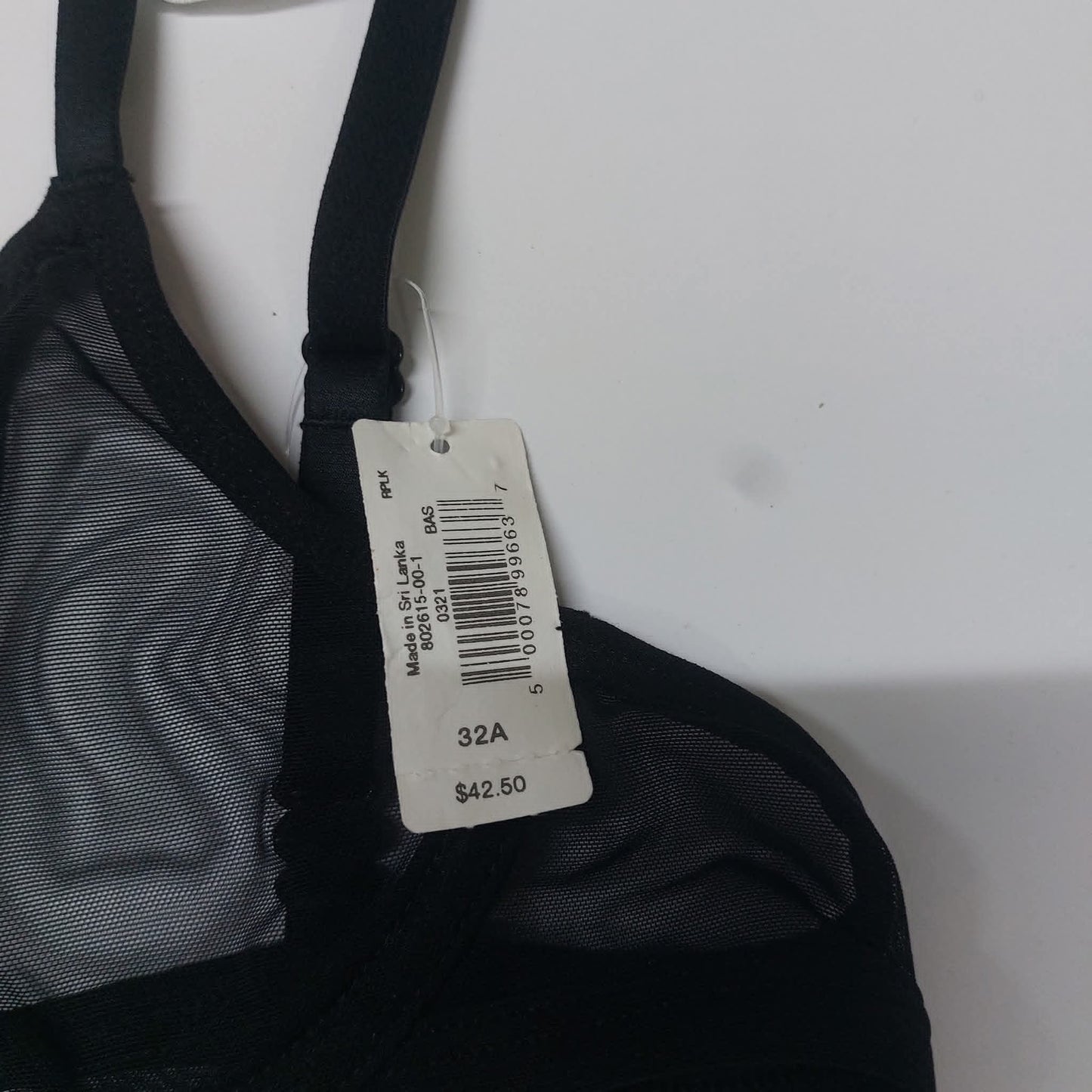 GapBody Mesh Plunge Bra - Wired & Non-Padded