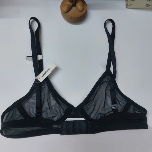 GapBody Mesh Plunge Bra - Wired & Non-Padded