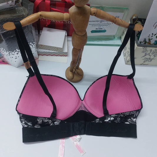 Victoria's Secret Ultimate Comfort Wireless Push-Up Bra — Floral Print