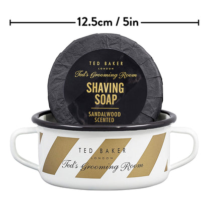 Ted Baker  Enamel Shaving Bowl & Soap