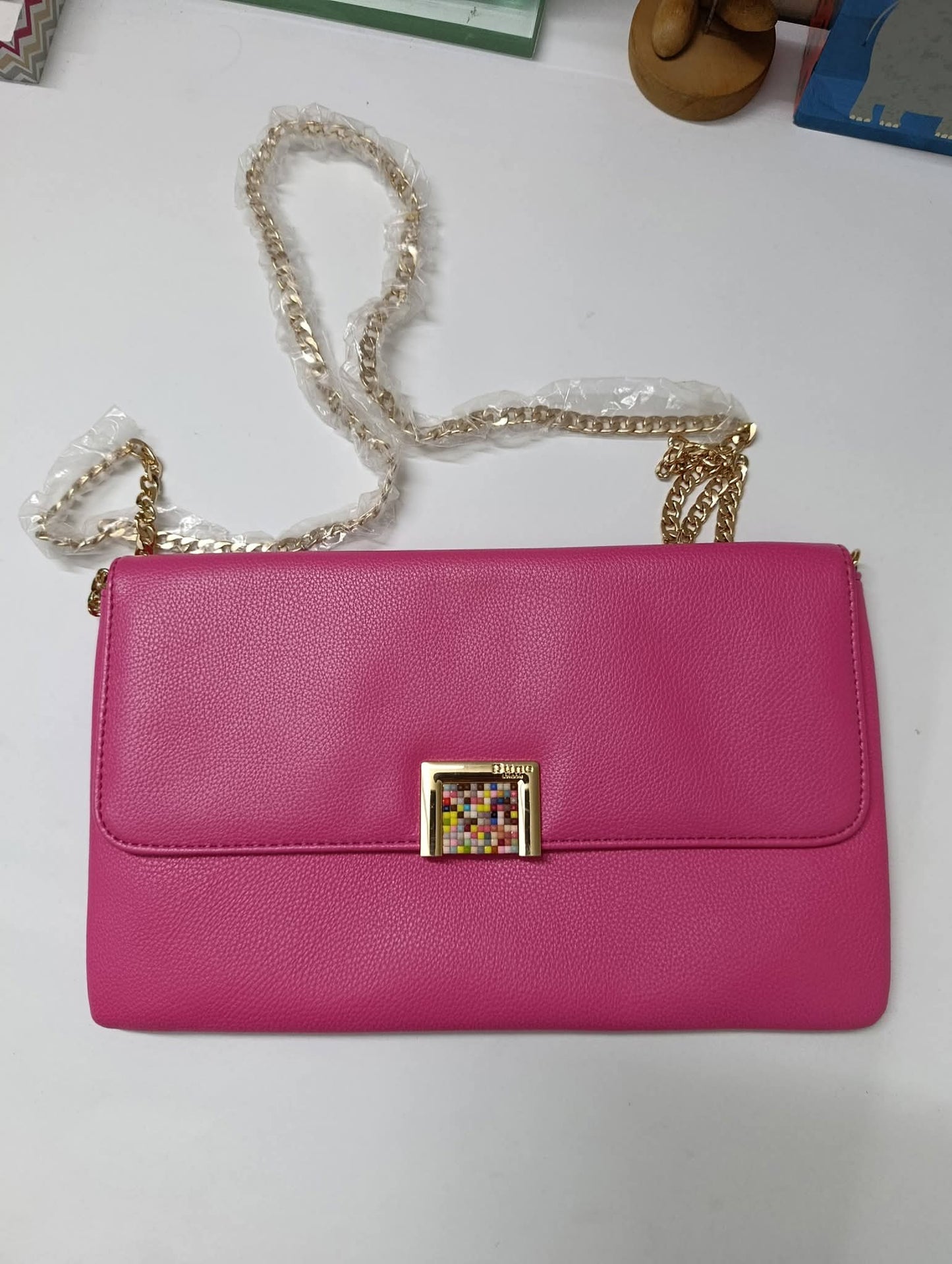 Dune London Evangelie Clutch Bag - Pink