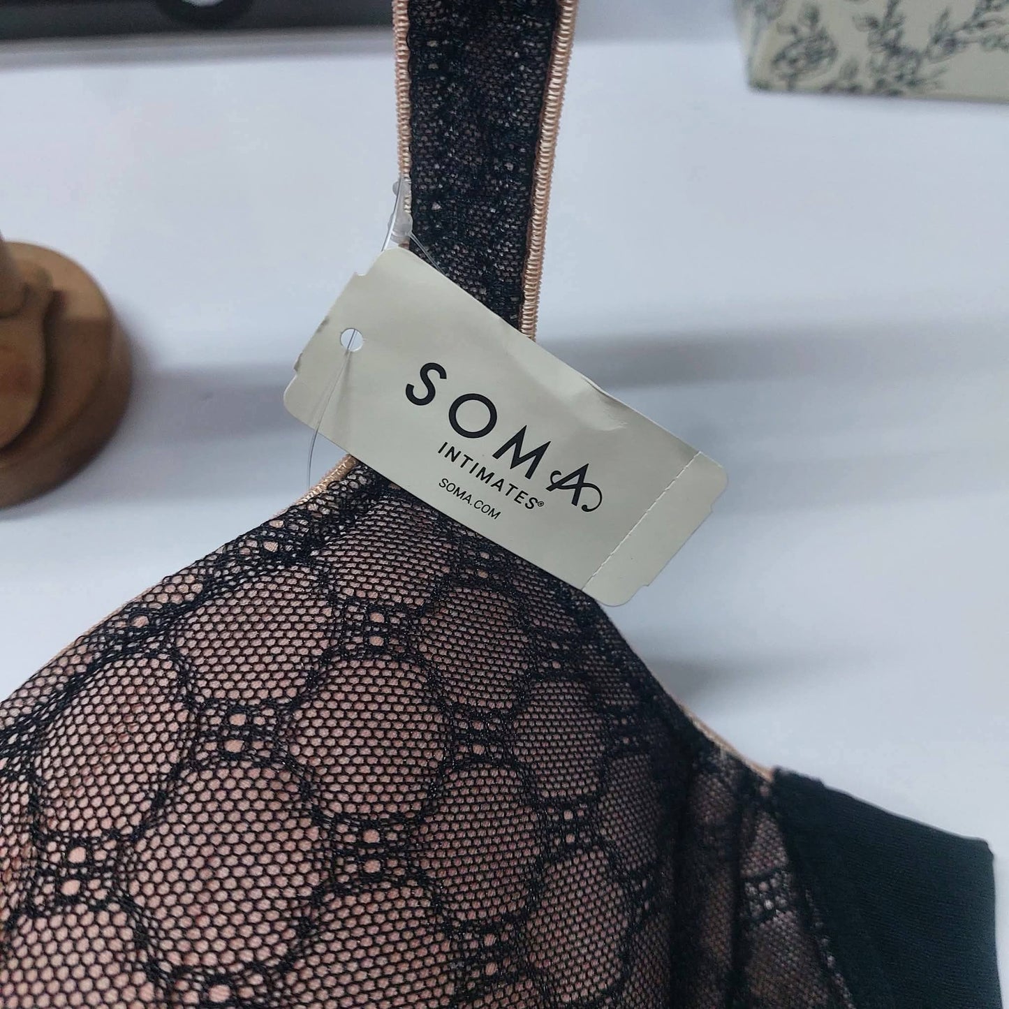 Soma Intimates Stunning Support Geo Lace Balconette Bra