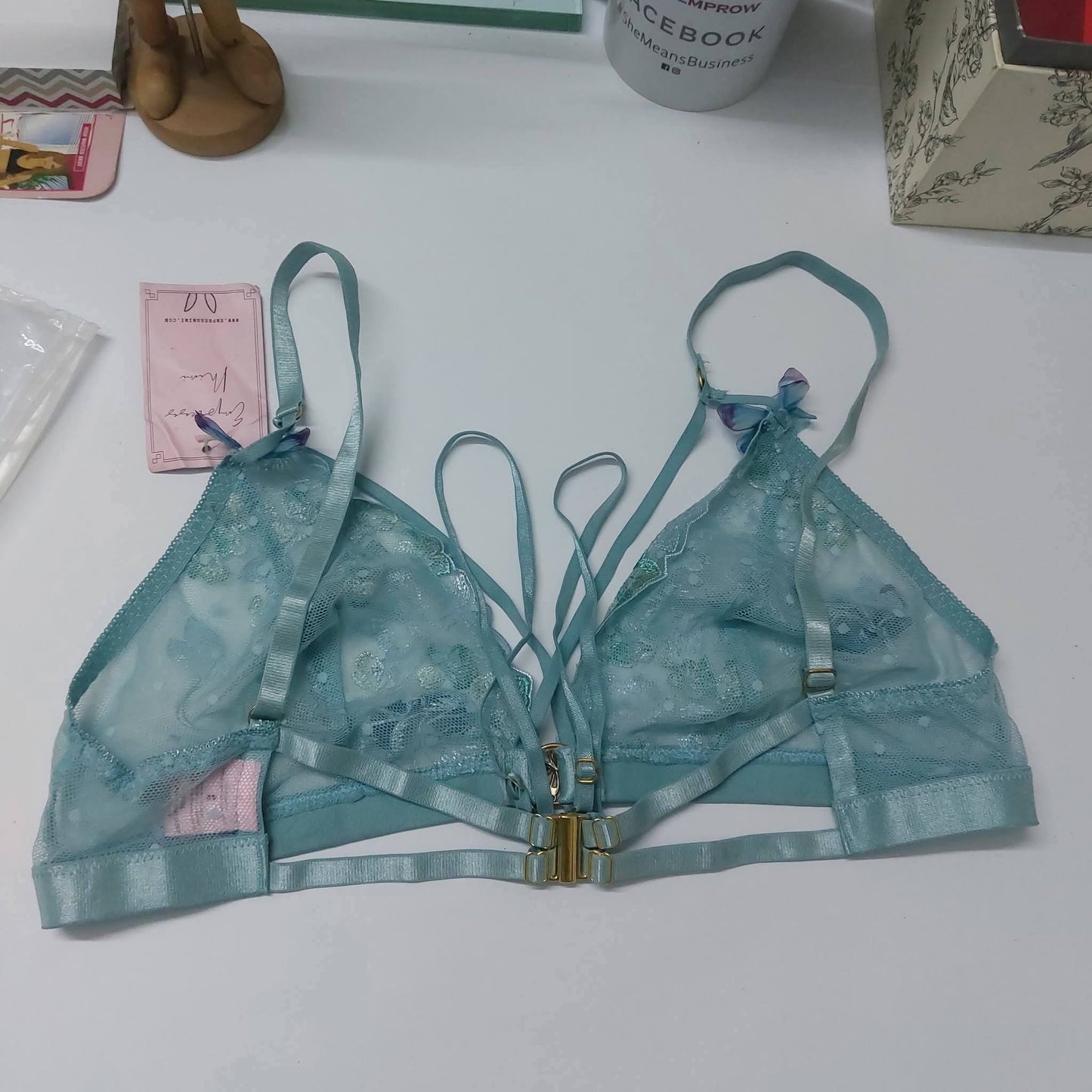EKOUAER Strappy Bralette