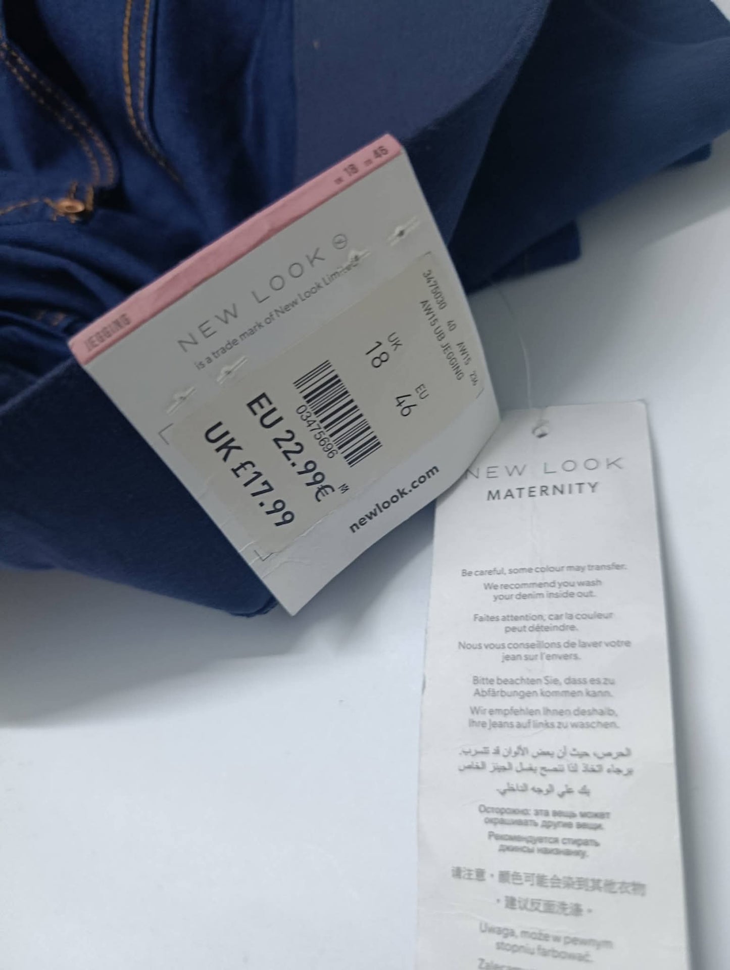 NEW LOOK MATERNITY JEGGIGN Size : XXL