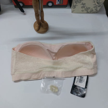 Maidenform Strapless Bandeau Bra (Wirefree | Padded Size : 34-B | Stay-in-Place)