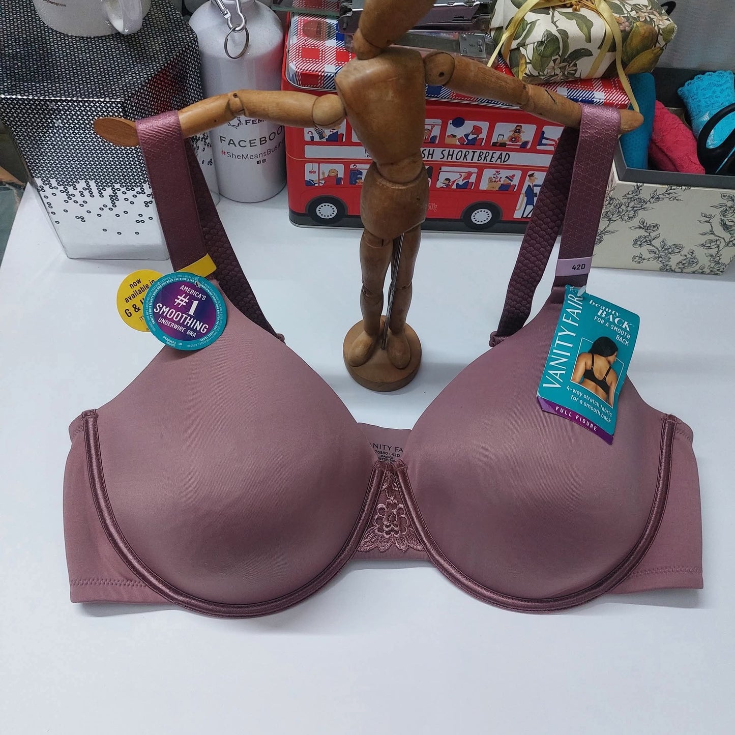 Vanity Fair Beauty Back Bra Size : 42-D
