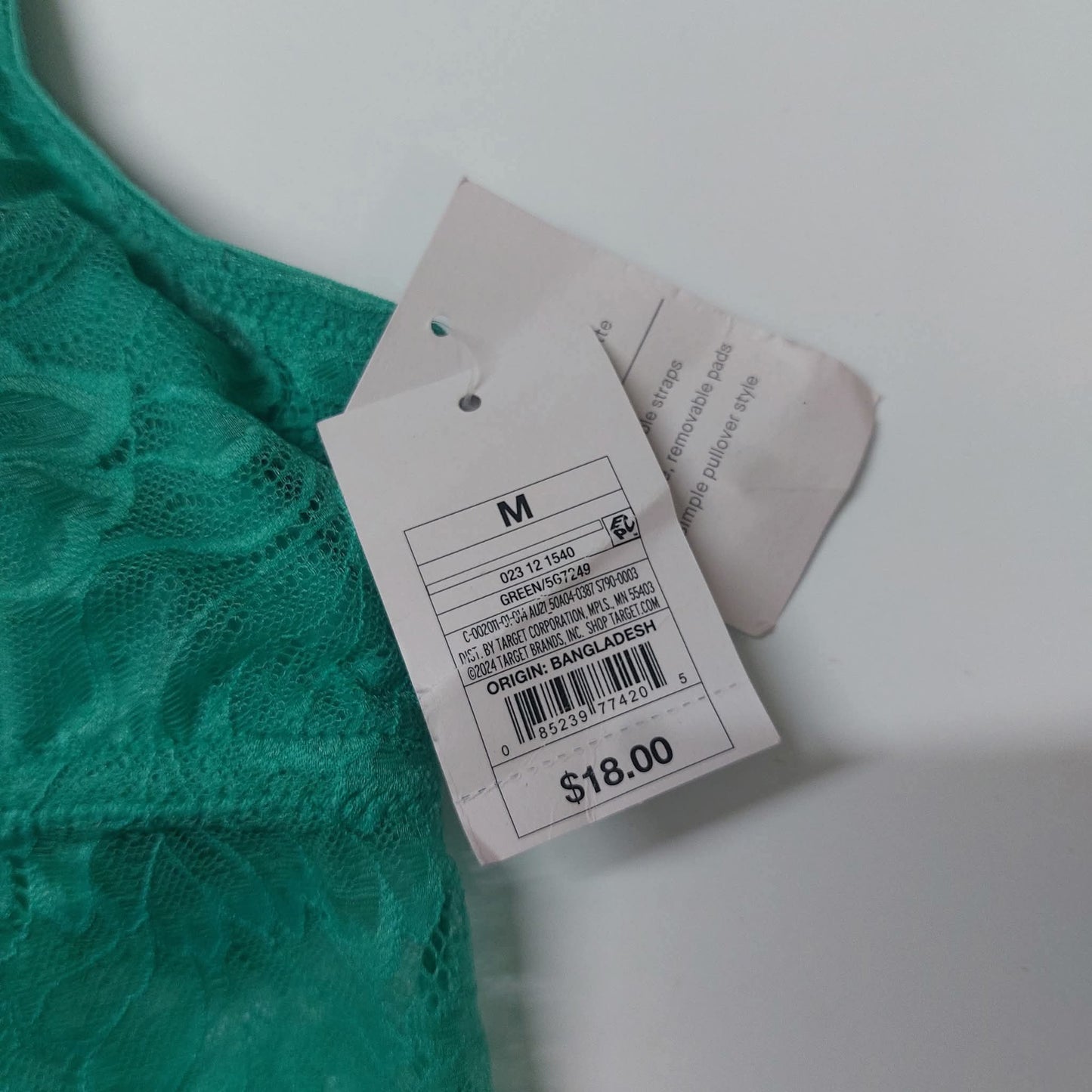 Auden Intimates  Ultimate Comfort Butterfly Soft Bralette Size : Medium