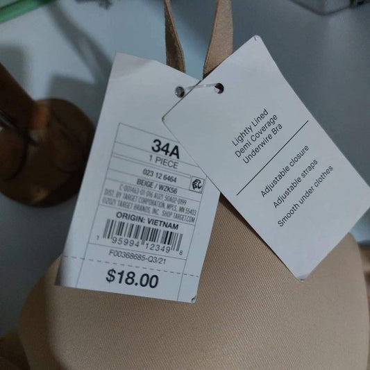 Brand : AUDEN   SIZE : 34-A