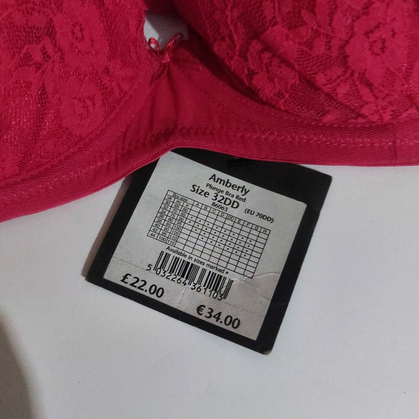 ANN SUMMERS Plunge  Wired AMBERLY Size : 32-DD