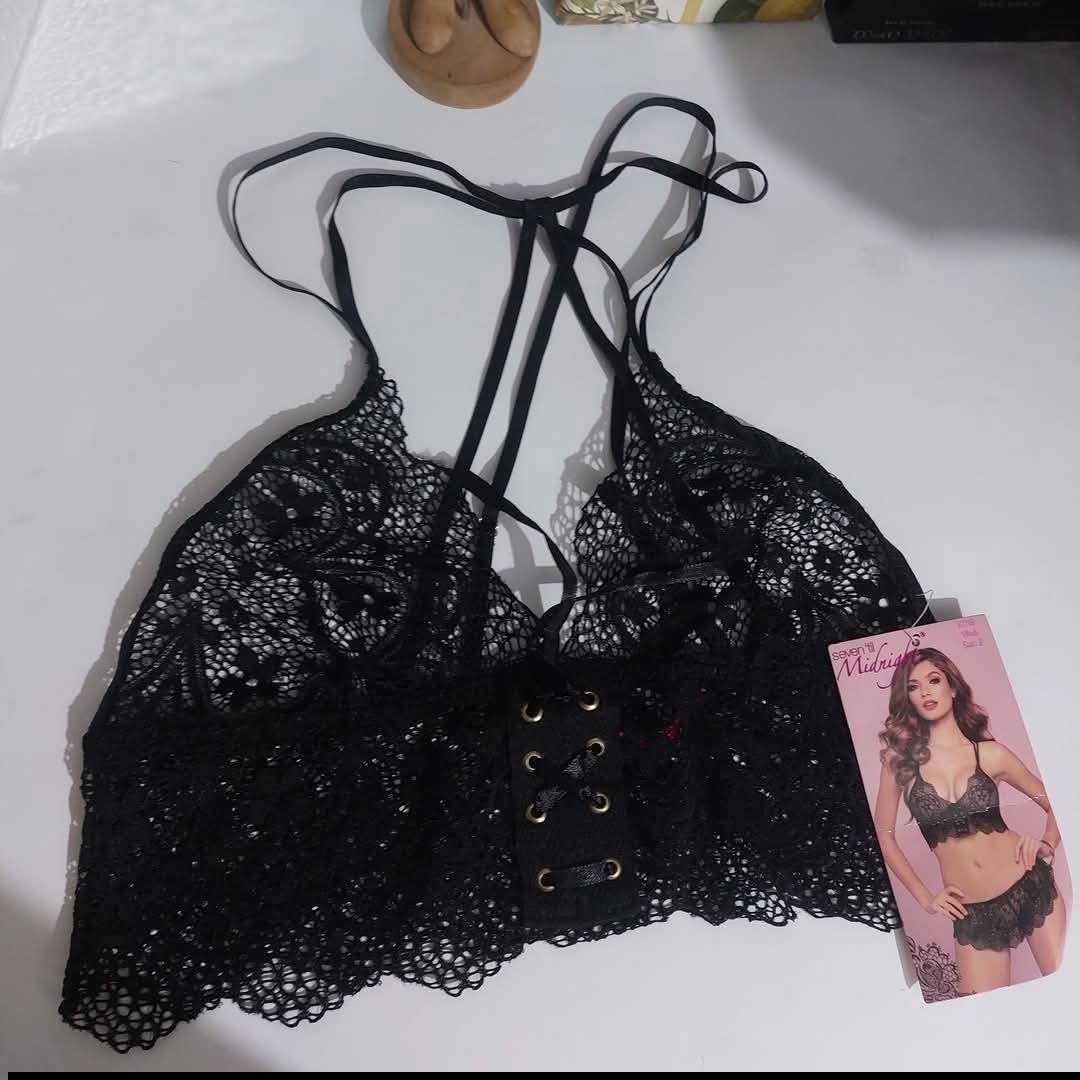 Seven ’til Midnight Baby Doll Bralette Set Size : Large