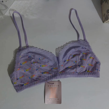 Savage X Fenty Cotton Collection Lounge Wear Bra Set