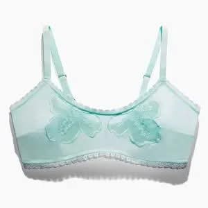 SAVAGE X FENTY A PEEK BEHIND THE LACE BRALETTE SET Size : Small