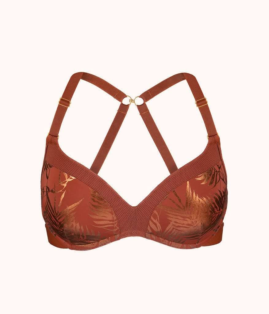 LIVELY Intimates BURNISH MAHOGANY Wirefree T-shirt Bra Size : 36-D