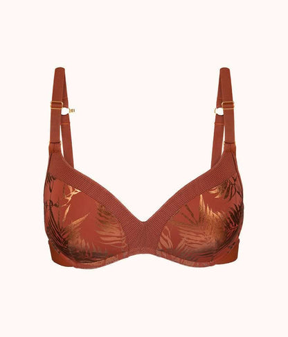 LIVELY Intimates BURNISH MAHOGANY Wirefree T-shirt Bra Size : 36-D