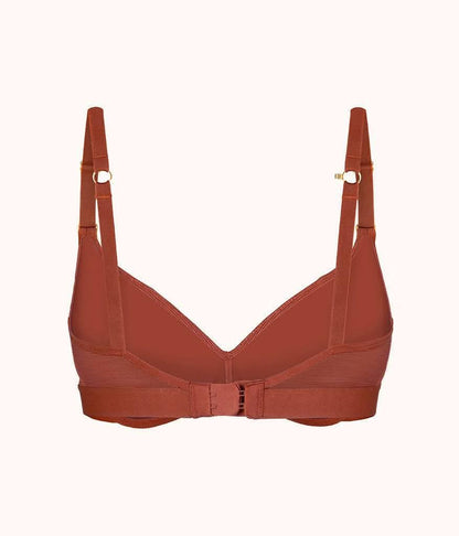 LIVELY Intimates BURNISH MAHOGANY Wirefree T-shirt Bra Size : 36-D