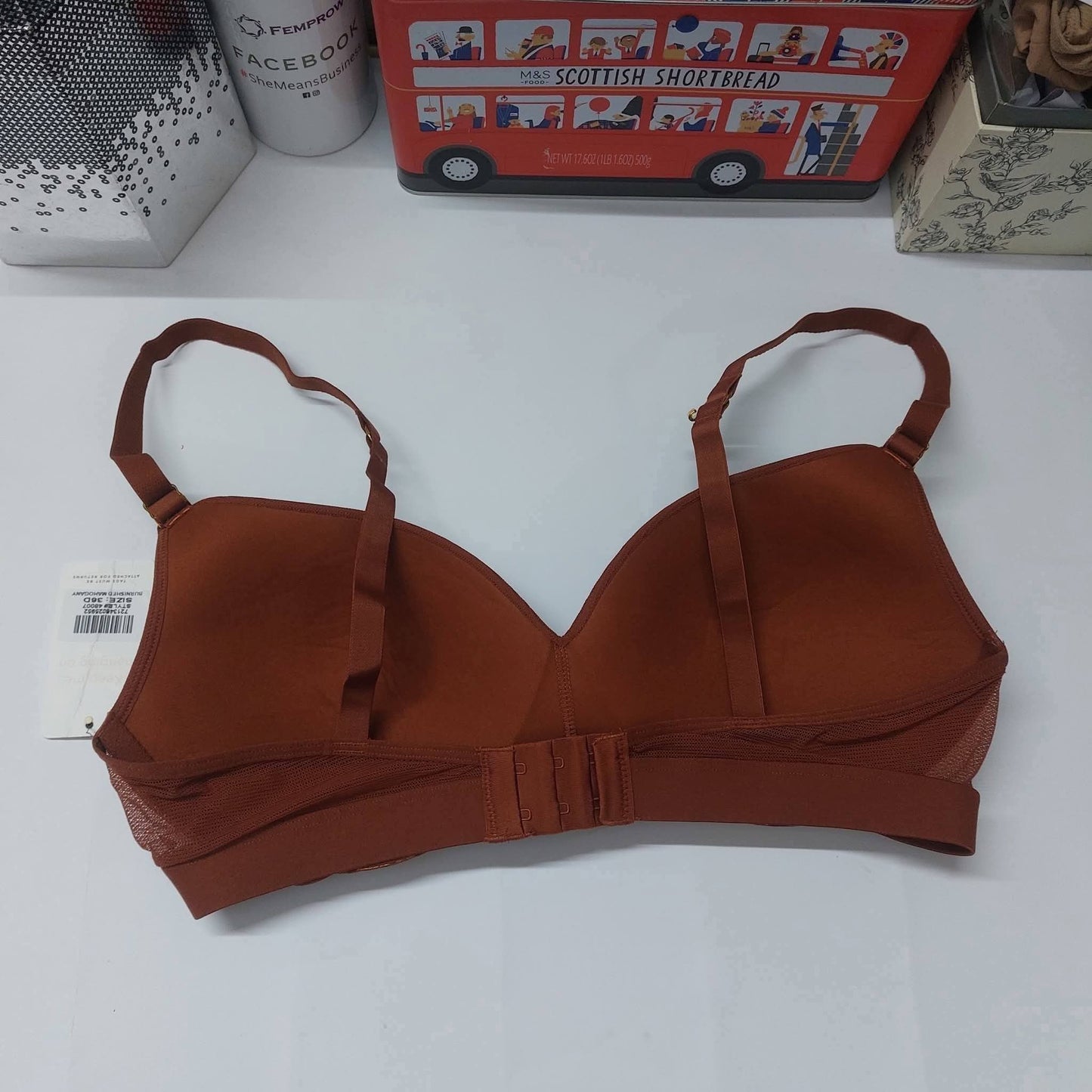 LIVELY Intimates BURNISH MAHOGANY Wirefree T-shirt Bra Size : 36-D