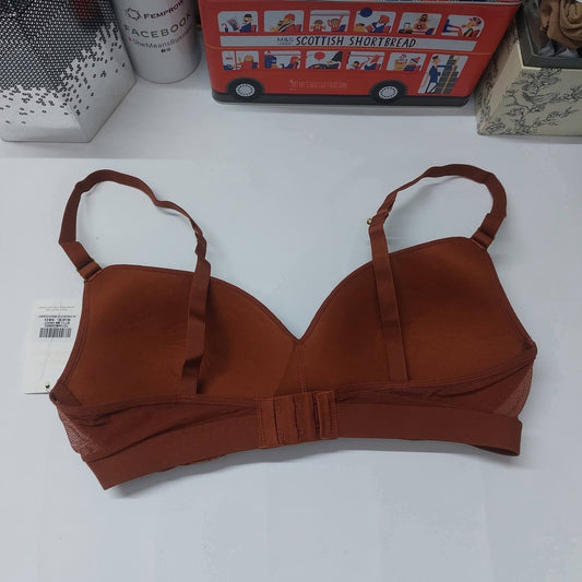 LIVELY Intimates BURNISH MAHOGANY Wirefree T-shirt Bra Size : 36-D