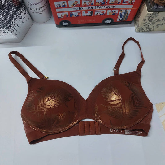LIVELY Intimates BURNISH MAHOGANY Wirefree T-shirt Bra Size : 36-D