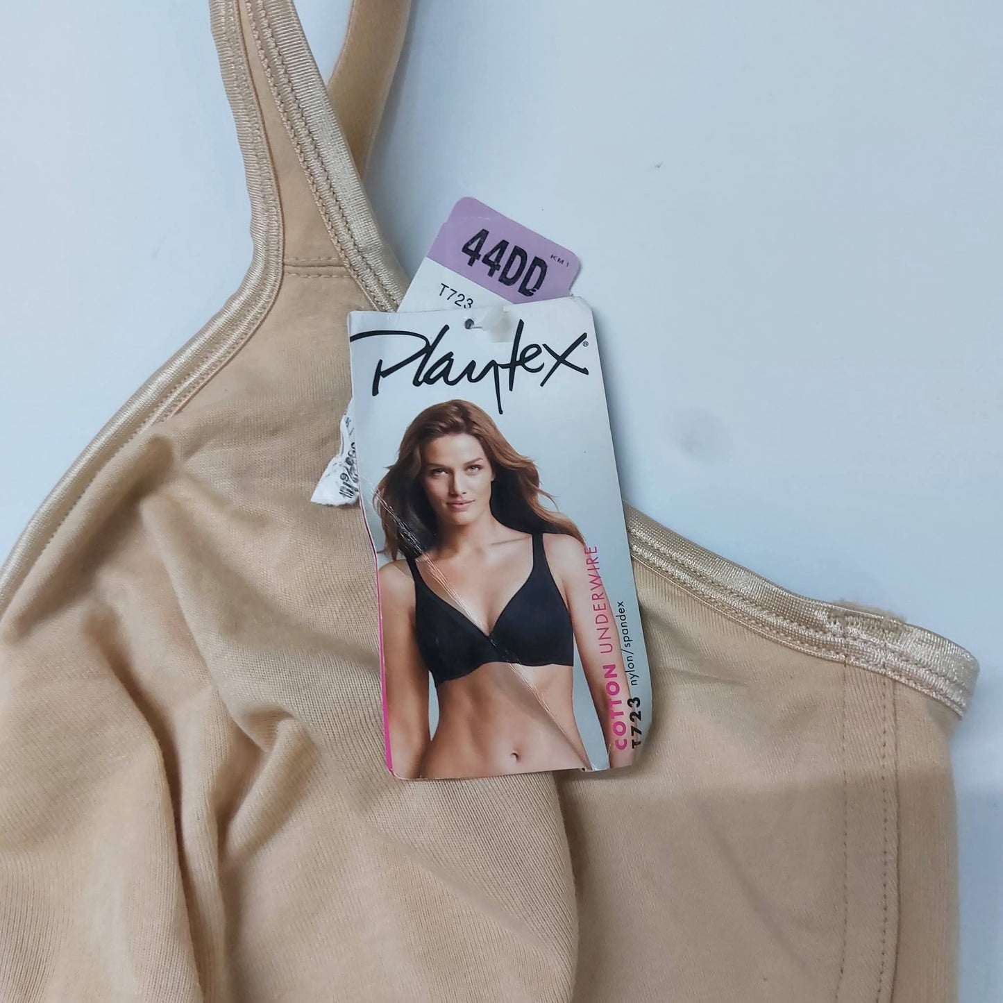 Playtex Cotton Under Wired Full  Support Bra Size 44-DD