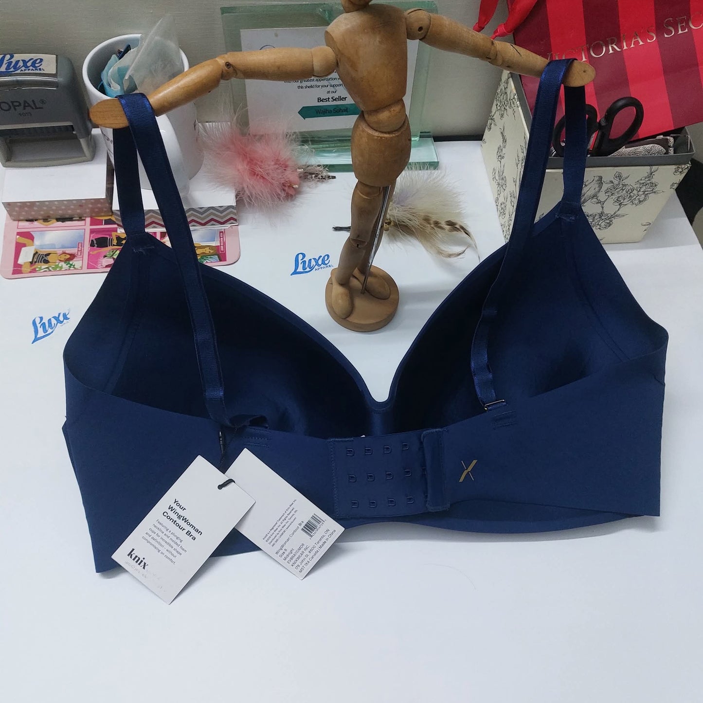 THE KNIX WING WOMEN  Midnight Contour Bra Size : 38-E / 40-DD