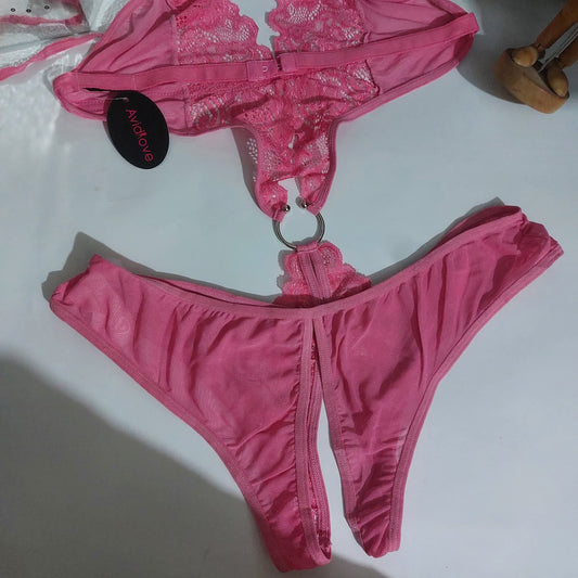 AVID LOVE One piece open crotch Teddy