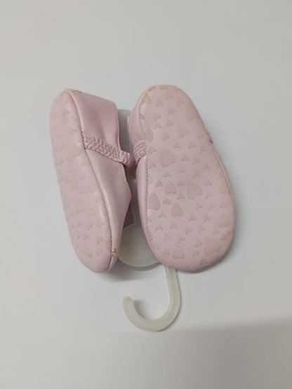 Title Mothercare Floral Embroidered Baby Shoes — Pink