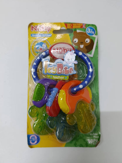 Nuby IcyBite Keys Soothing Teether | 3+ Months