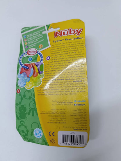 Nuby IcyBite Keys Soothing Teether | 3+ Months
