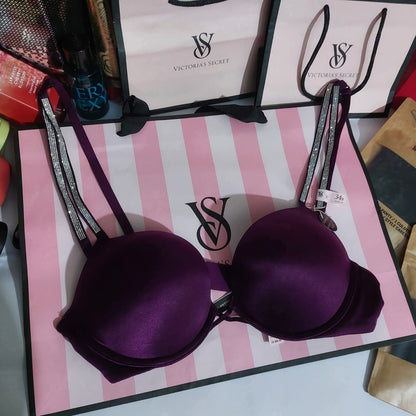 Victoria's Secret Bombshell Super Push-Up Bra - Deep Plum