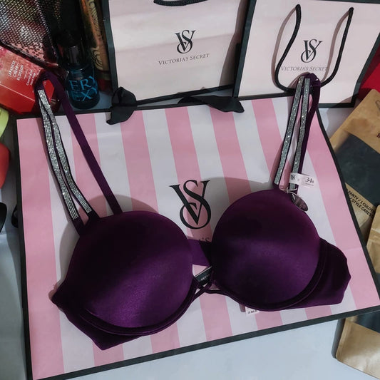 Victoria's Secret Bombshell Super Push-Up Bra - Deep Plum