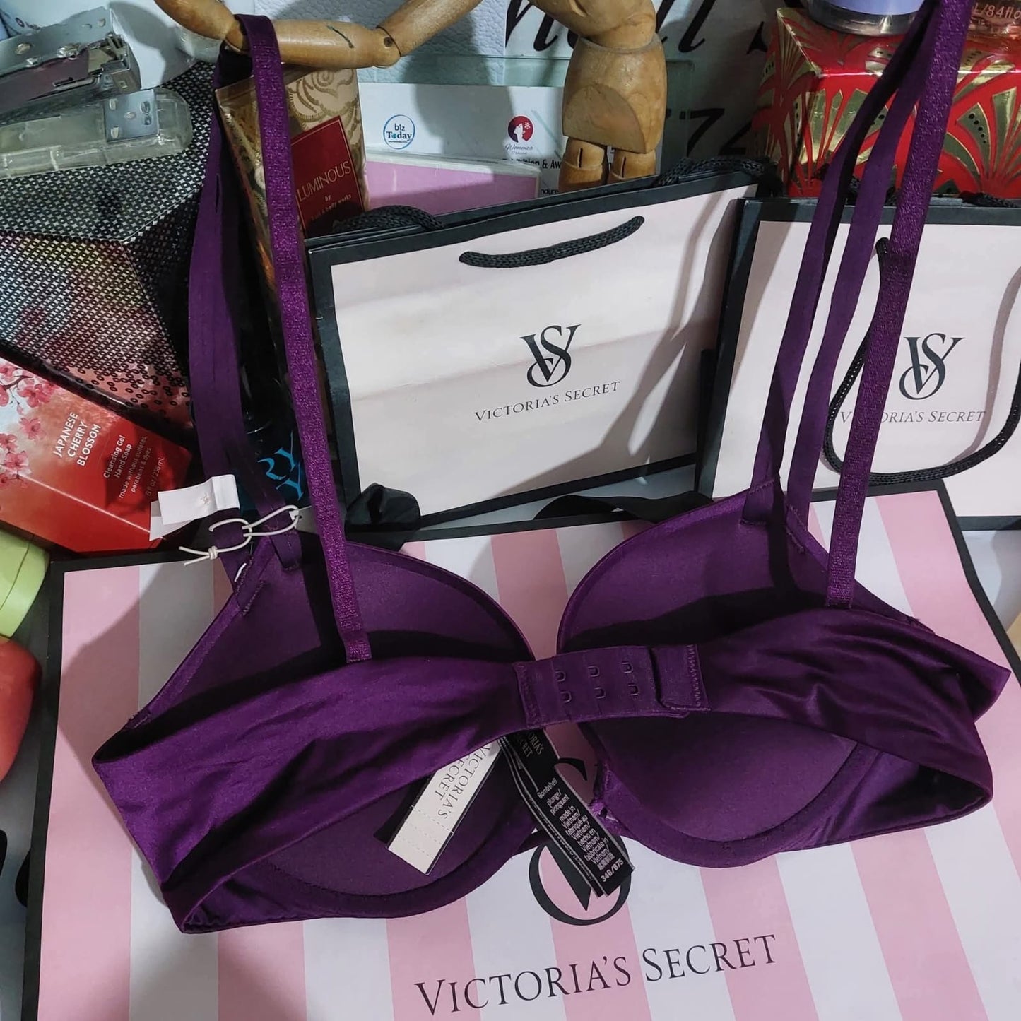 Victoria's Secret Bombshell Super Push-Up Bra - Deep Plum