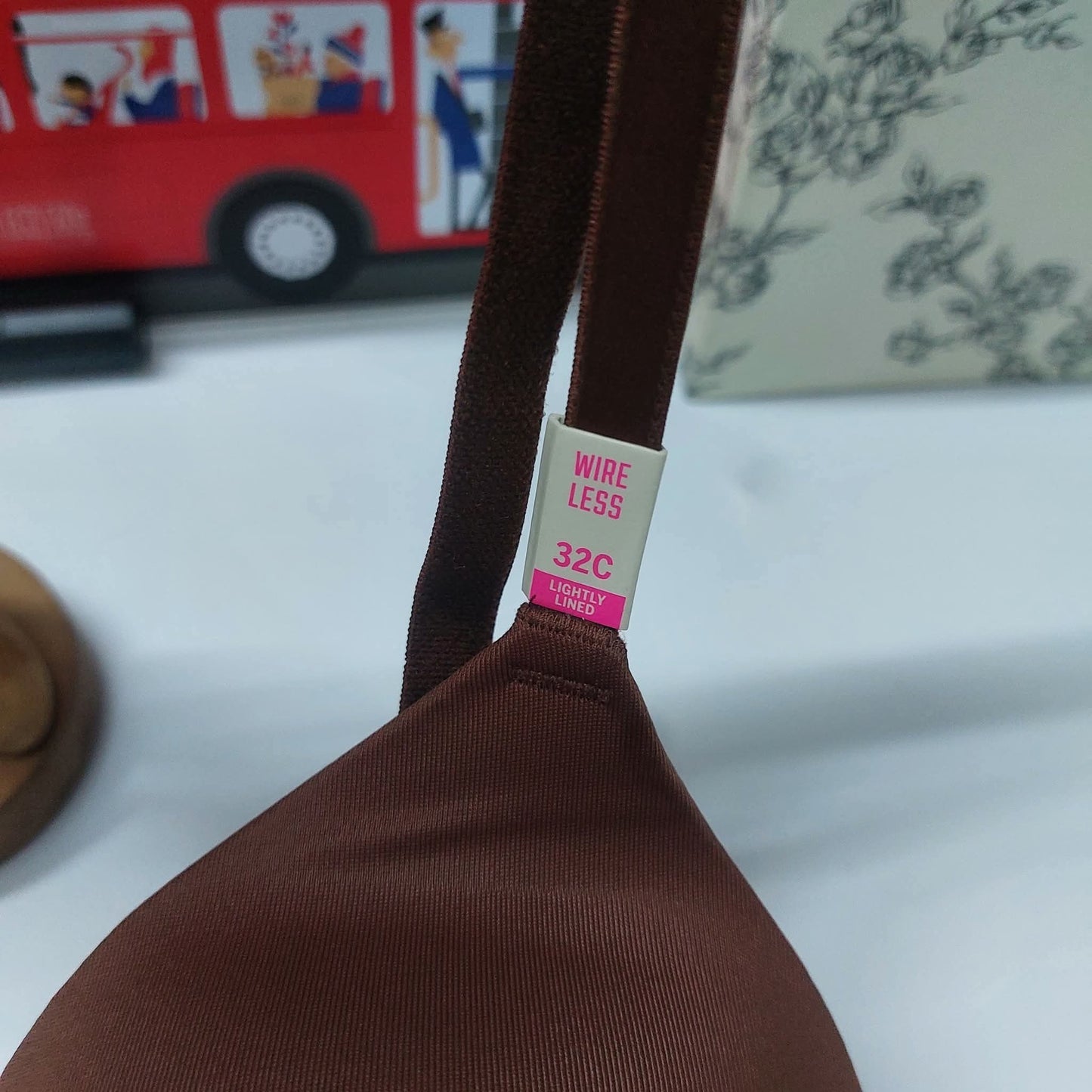 Victoria's Secret PINK Wirefree Push-Up Bra - Chocolate Brown